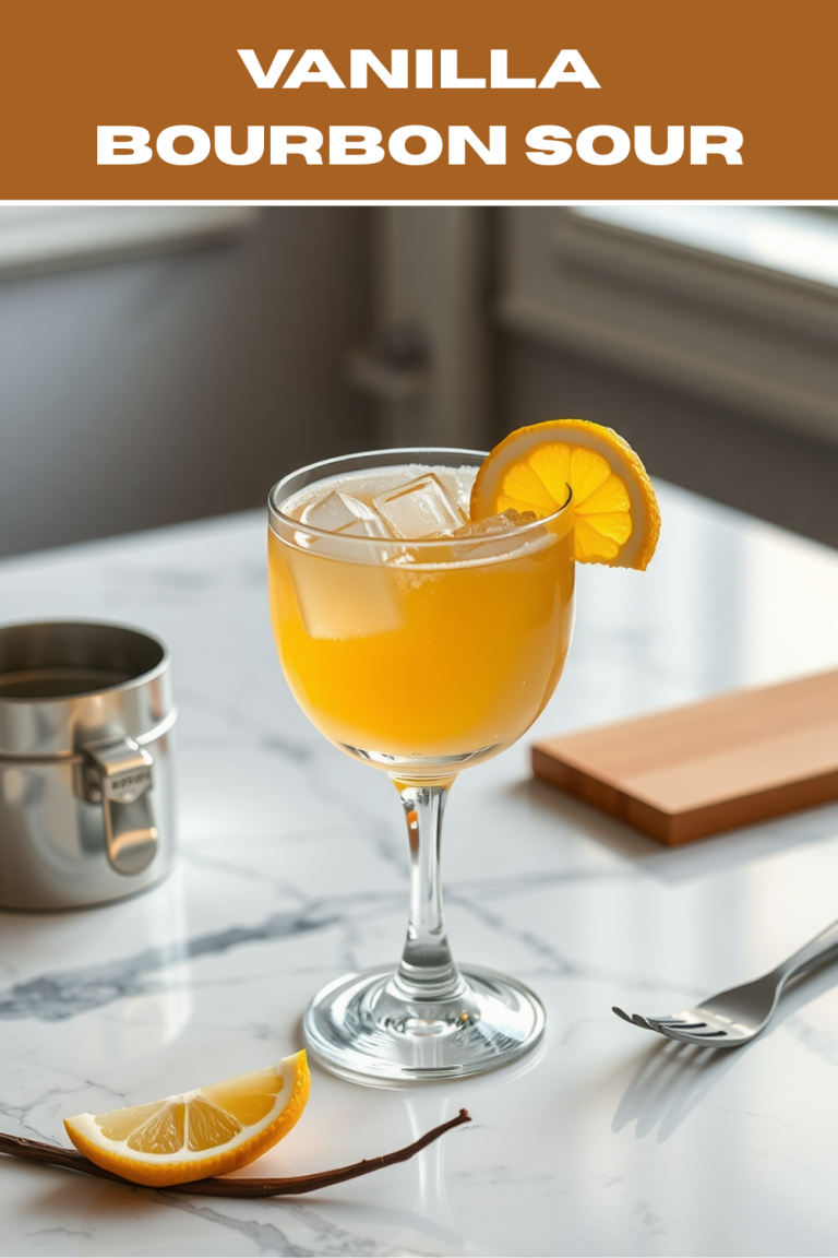 Vanilla Bourbon Sour