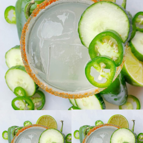 Spicy Cucumber Collins  Spicy Cucumber Collins: A Refreshing Twist