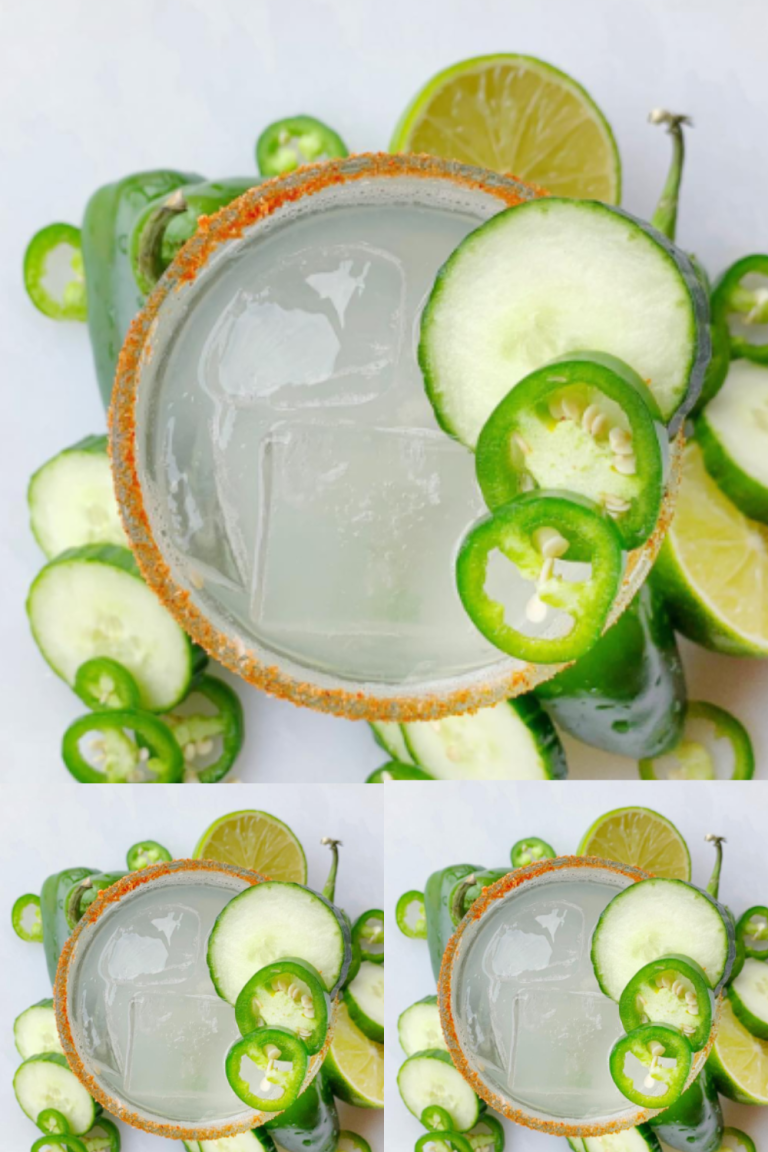 Spicy Cucumber Collins  Spicy Cucumber Collins: A Refreshing Twist