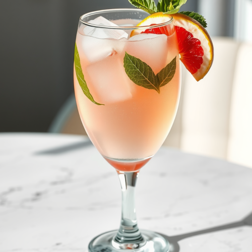 Basil Grapefruit Spritzer