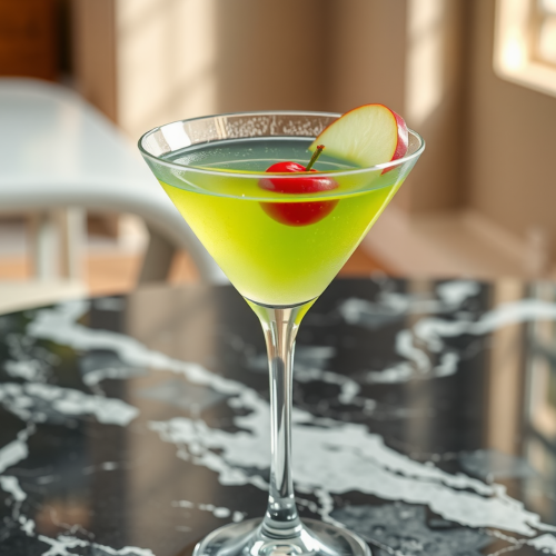 Sweet Sour Apple Martini