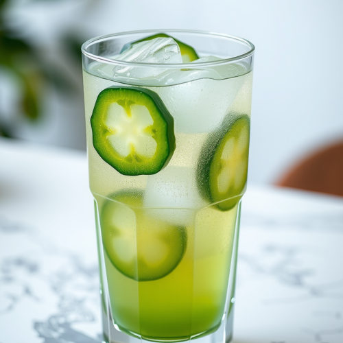 Spicy Cucumber Collins