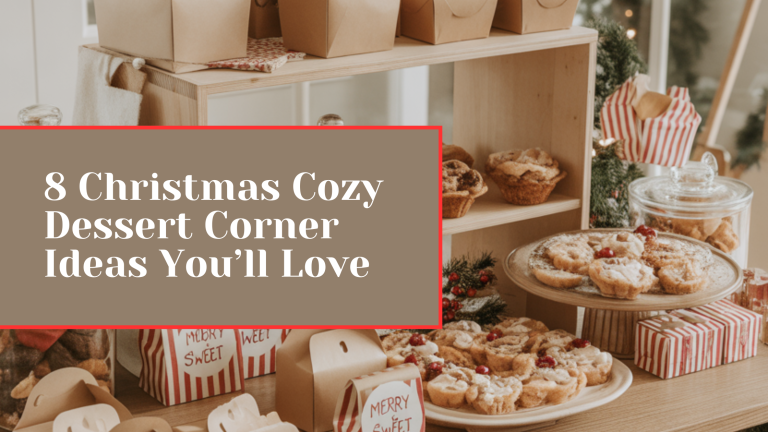 8 Christmas Cozy Dessert Corner Ideas You’ll Love