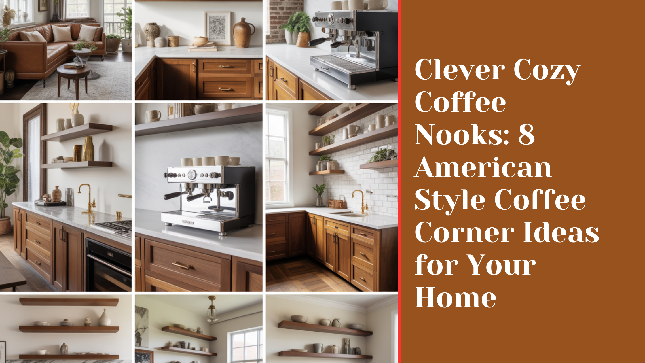 Clever Cozy Coffee Nooks: 8 American Style Coffee Corner Ideas for Your Home