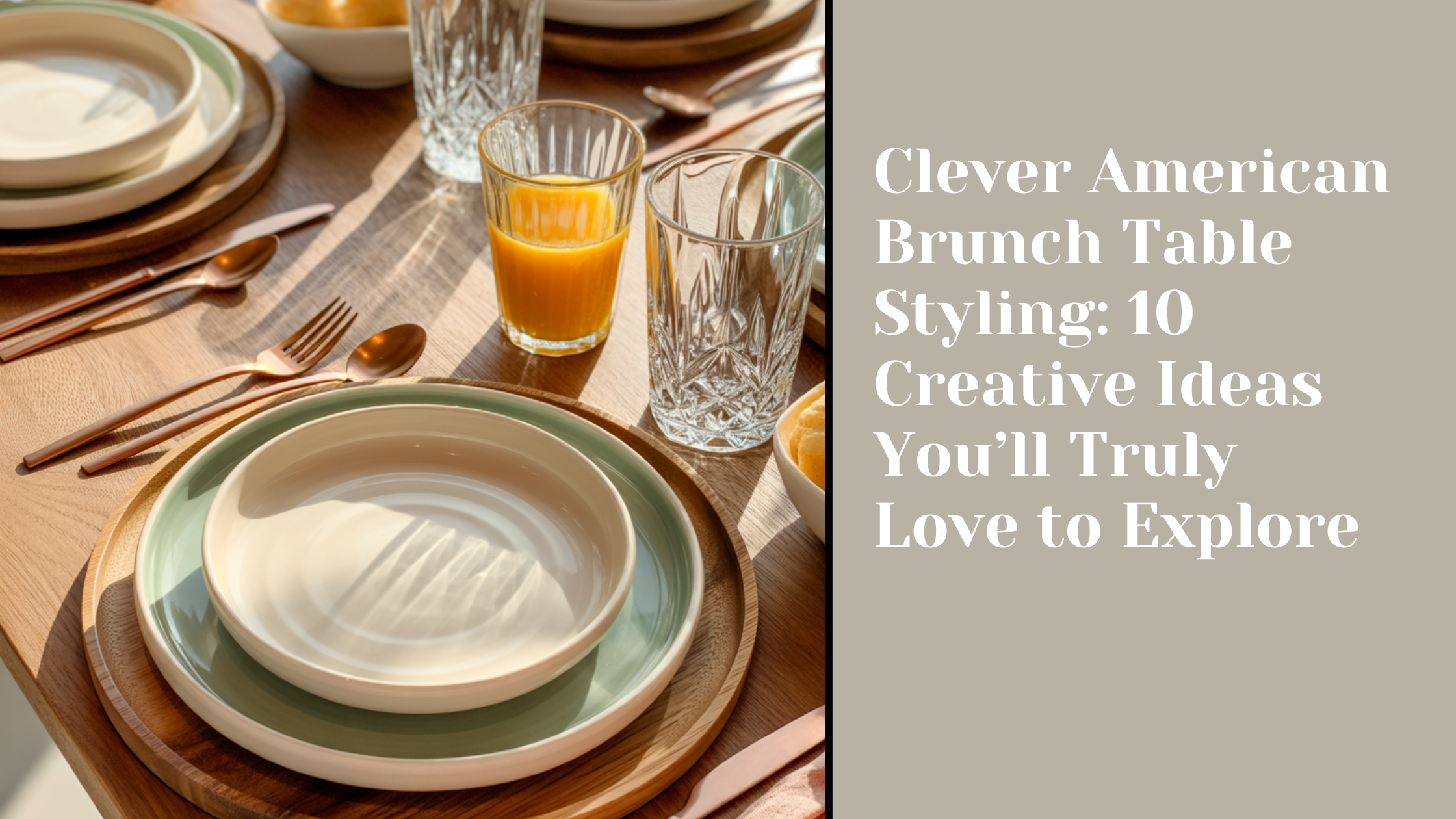 Clever American Brunch Table Styling: 10 Creative Ideas You’ll Truly Love to Explore